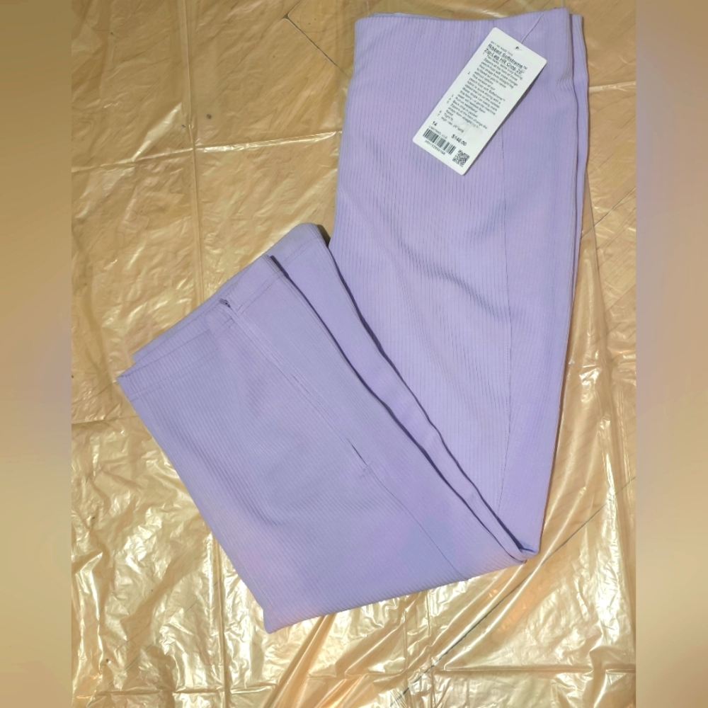 Lululemon Ribbed Softstreme Zip-Leg Pants